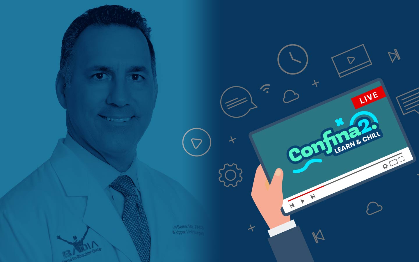 Confina2.0: Dr. Alejandro Badia. – Artroscopia de pequeñas articulaciones de mano.